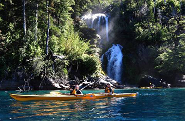 Kayak lago Nahuel Huapi - Brazo Tristeza